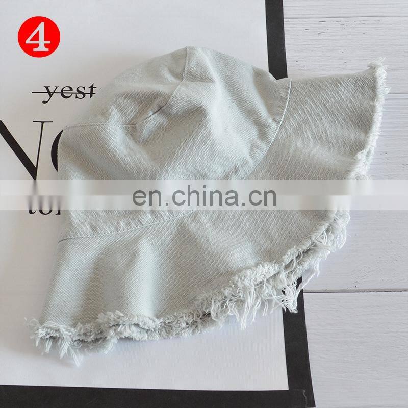 Fisherman's Hat For Women Fashion Solid Color Vacation Hat Girl Soft Bucket Hats Sun Bucket Hat Hip Hop Gorros