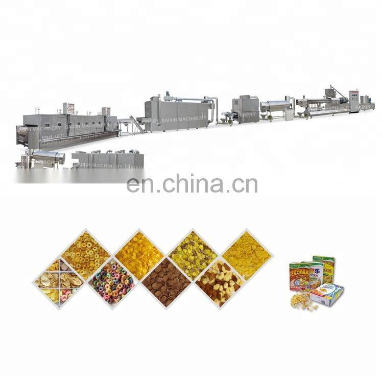 high output breakfast cereal production line