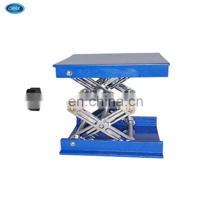 12 Inch Stainless Stand Scissor Lift Table/ Adjustable Lab Stand Table