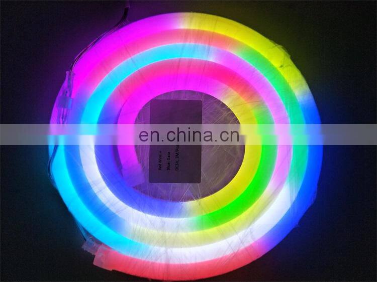 2018 best seller pixel led strip PVC led neon flex led strip for club/bar/hotel/building dec