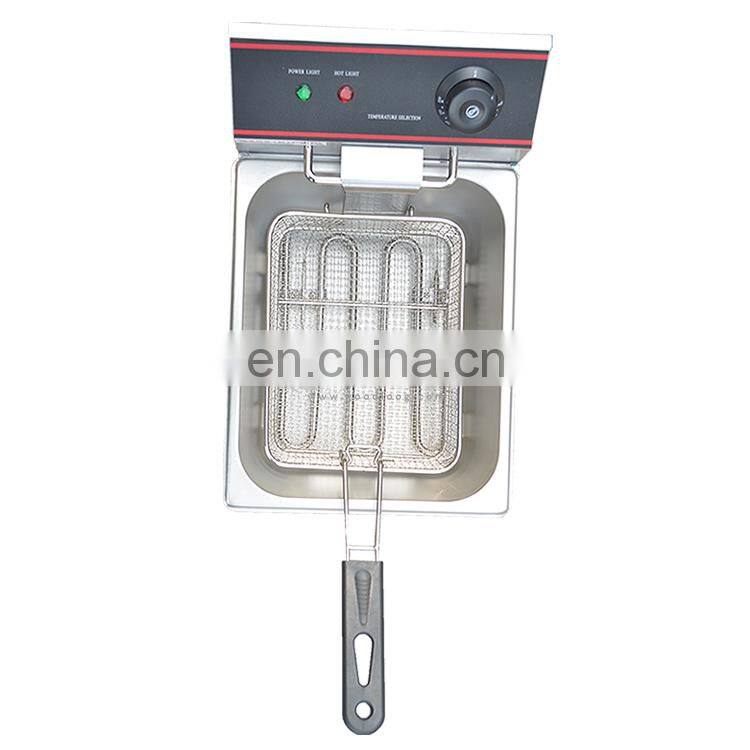 CE Approved New Type Industrial Stainless Steel Single Tank Commercial Electric Deep Fryer