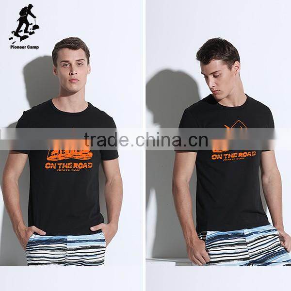 Online shopping navy blue short sleeves men clothing stripes tee shirts