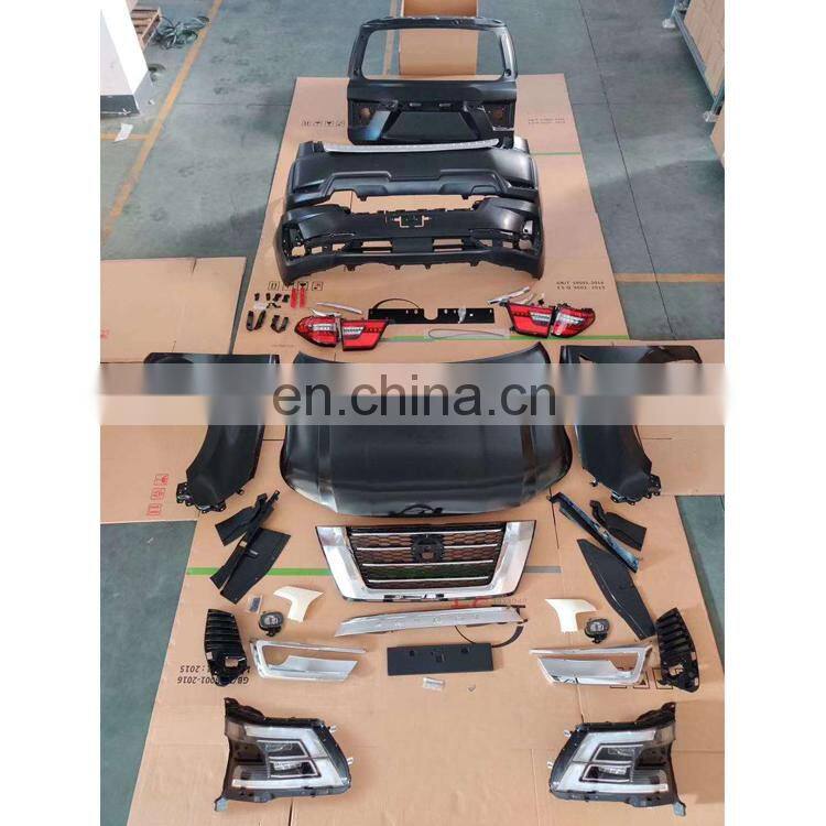 CAR PARTS BODY KIT FOR NISSAN PATROL 2020 HEAD LAMP HOOD GRILLE FRONT REAR BUMPER FOG LAMP COVER