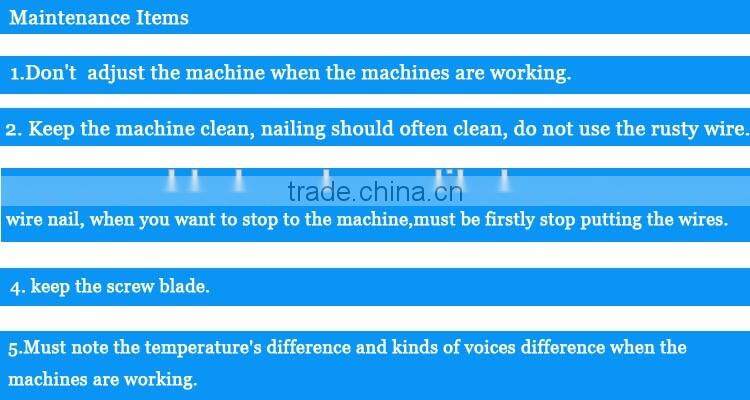 nails making machine(engineers can serivce go to clients' country)