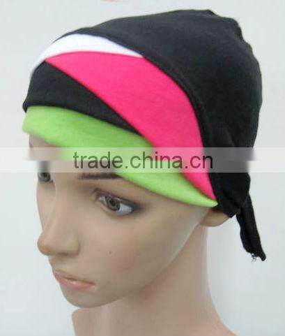 U088 Newest design colorful crossover islamic inner cap muslim underscarf