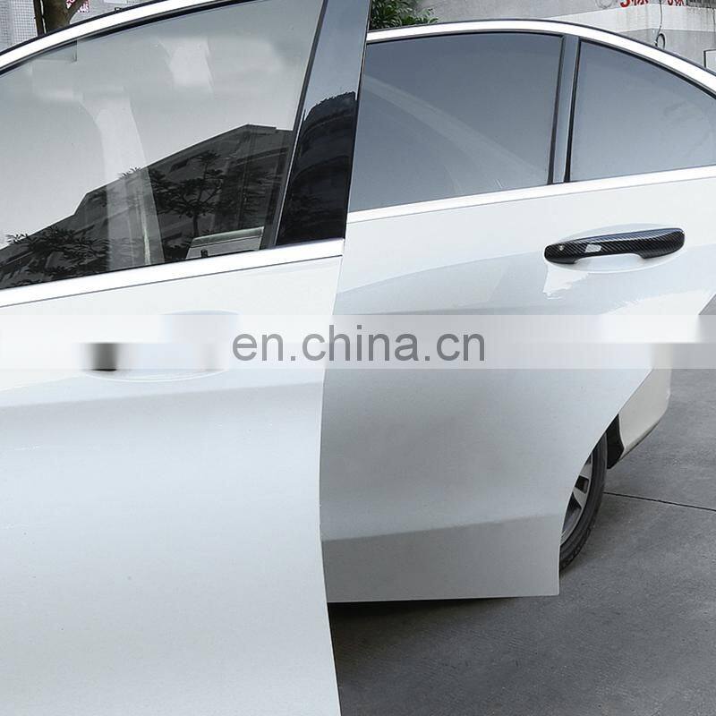 for Lada XRAY AvtoVAZ 2015 2016 2017 2018 2019 4 PCS Carbon Fiber Door Handle Cover Catch Trim Set Car Cap Styling Accessories