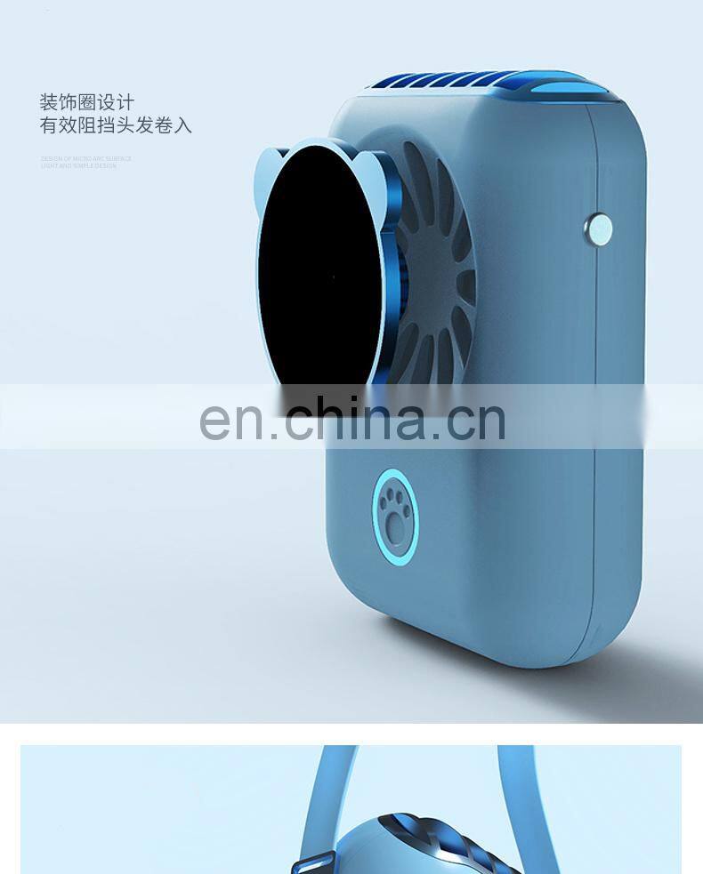 2021 Good quality and NEW style Plastic Portable Rechargeable USB Charging with Battery for Home Mini USB Fans