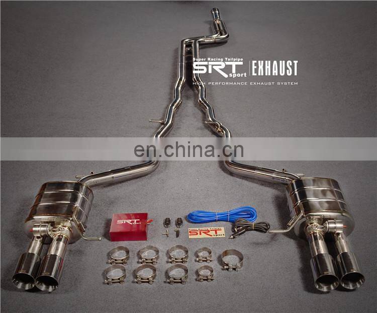 electric exhaust valve for bmw 6 series exhaust system catback with quad double tip