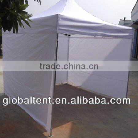 Steel Folding Marquee Trade Show Tent Frame 3x3m ( 10ft X 10ft),30mm, with white canopy & Valance(Unprinted), 3 full walls