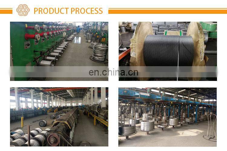 High Tensile Galvanixe Wire Rope 8X19 Manufacturer Elevator Wire Rope