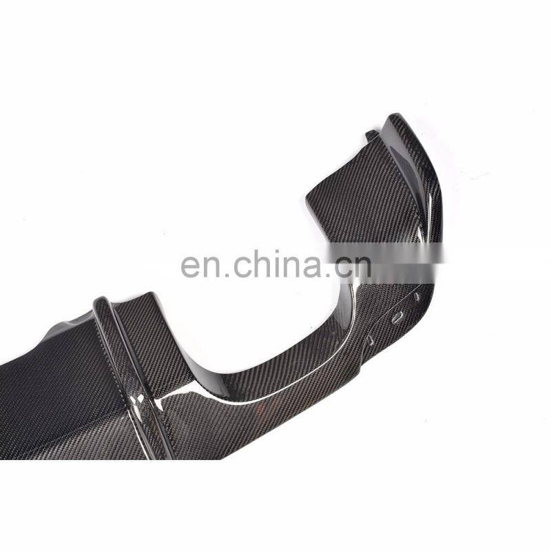 Carbon Rear Diffuser for AUDI A1 with single outlet dual exhaust pipe