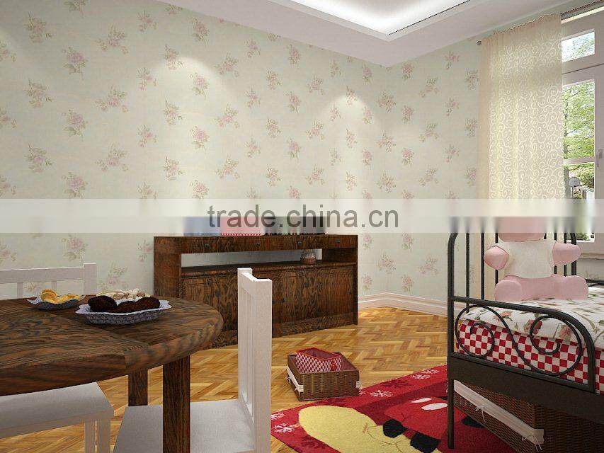 C&L Cream Peelable Vinyle Textured Wallpaper