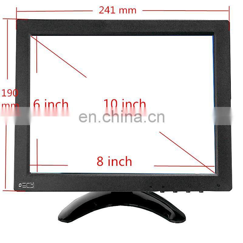 LCD 10" Monitor Full HD Industrial Open frame Desktop computer monitor