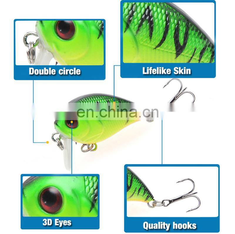 45mm 7g Good Price Mini Fresh water Fish Bait centrifugal lure Crank classic lure