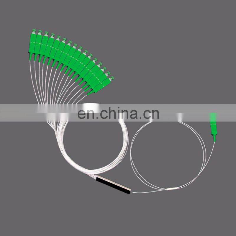 MT-1080-SC 1*16 FTTH PLC Corning Optical Fiber Splitter With SC A/PC Connector