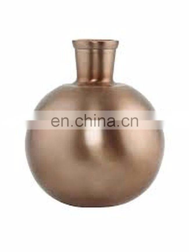 silver aluminium flower pots