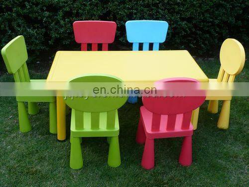 2018 kindergarten Kids cheap plastic chair and table for hot sale