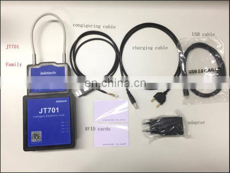 Waterproof gps tracker lock JT701 with tracking function for mobile assets tracking