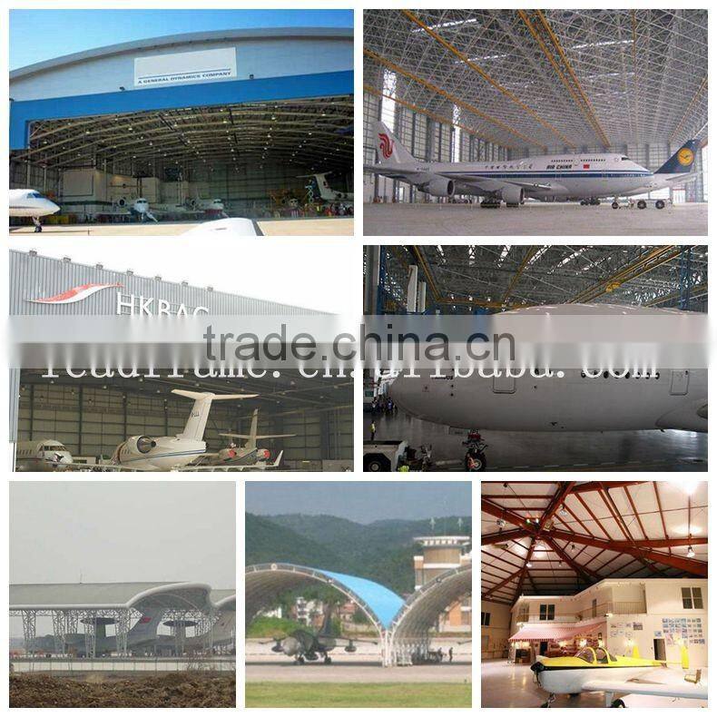 Factory steel structure drawing for hangar