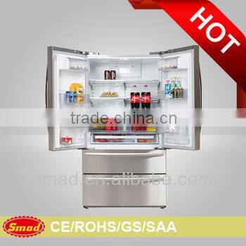 High quality Side By Side Refrigerator With Sliver / White / Black