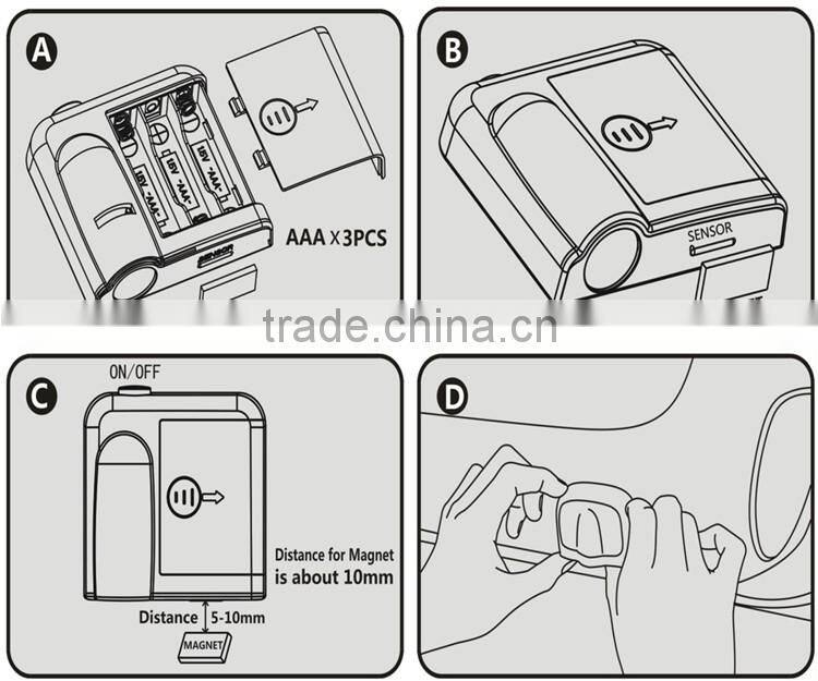 2013 hot sale Auto LED Car 3D Logo Door Light Kit