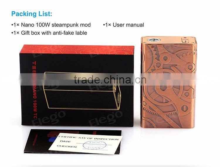 Tesla Nano 100W Steampunk, Tesla Nano 100W brass and bronze