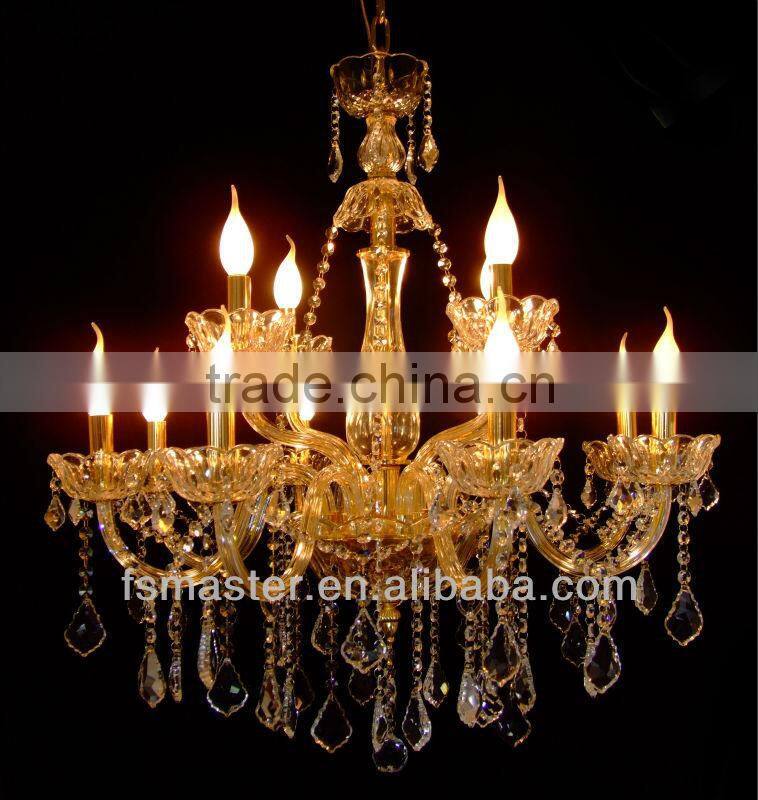 luxury hotel villa lobby big crystal chandelier