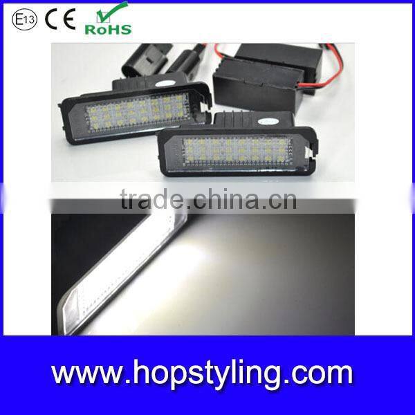 Direct manufacture Golf 5 Golf 6 Golf 7 led license plate light led tail light license plate light for VW Golf4 Passat