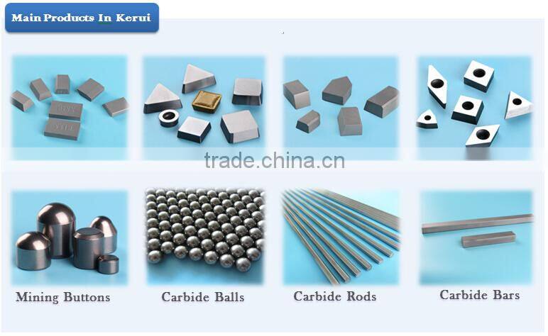 OEM Stone cutting tungsten carbide cutter insert blank direct from Zhuzhou factory