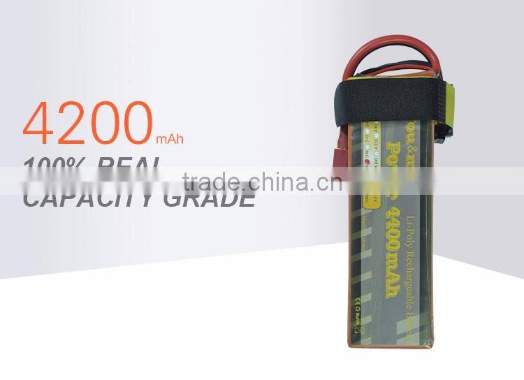Rc lipo battery 5s 4400mah 18.5V lithium batteries