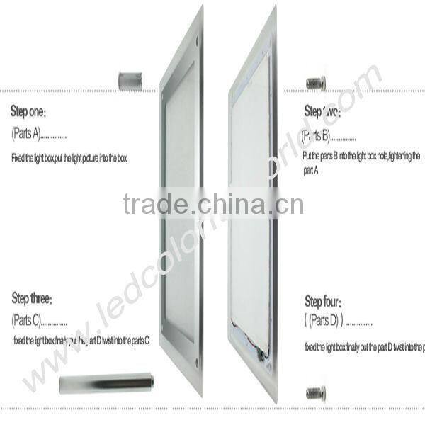 frameless Acrylic LED security light box