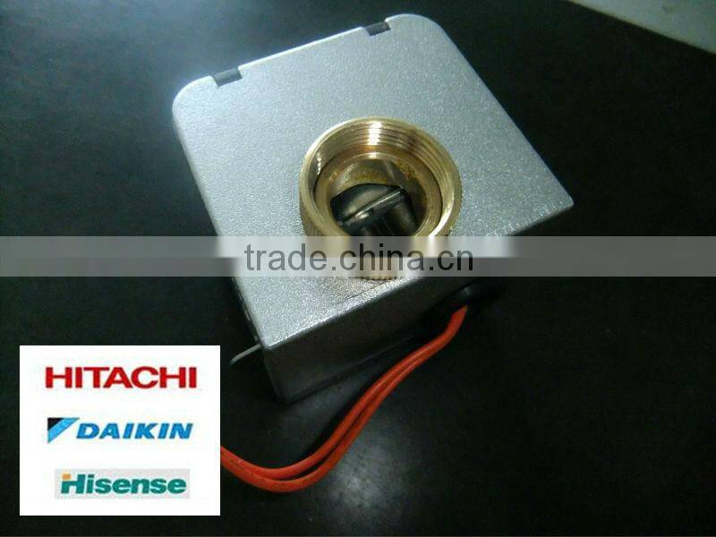 220VAC spring return zone valve for HVAC metal shell