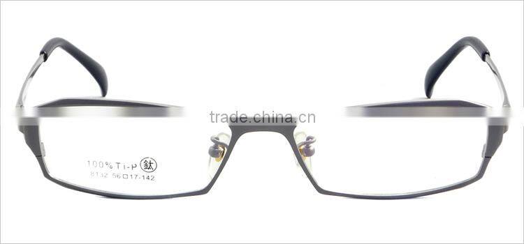 2015 Classic design pure titanium full rim optical frames for men