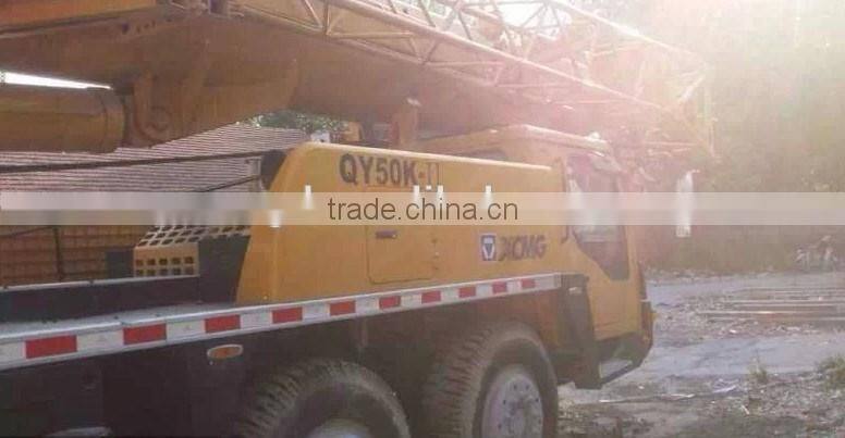 used good condition truck crane xcmg QY50k
