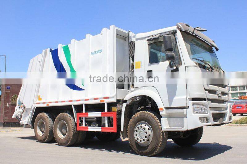 2015 new product HOWOJHL5250ZYS 16CBM 340hp Compressed Garbage truck price for sale made in china hot sale
