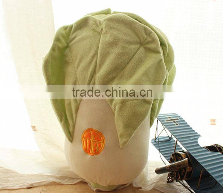 Cabbage pillow vegetables plush toys creative decorative pillow