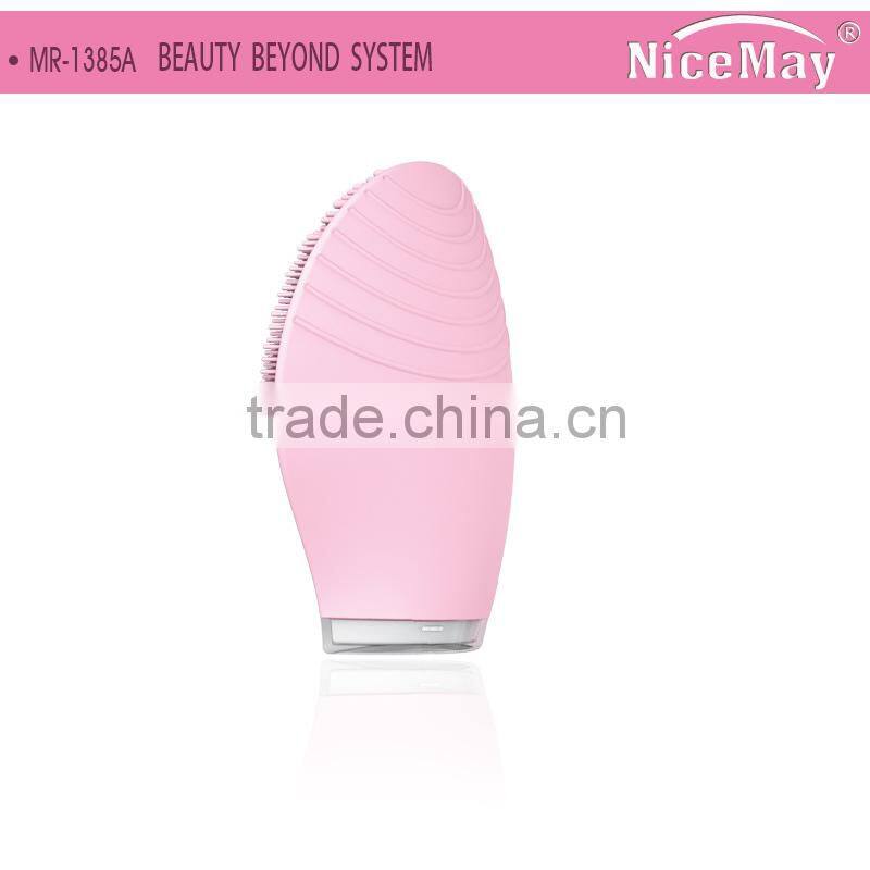 mini silicon facial massager brush rechargeable