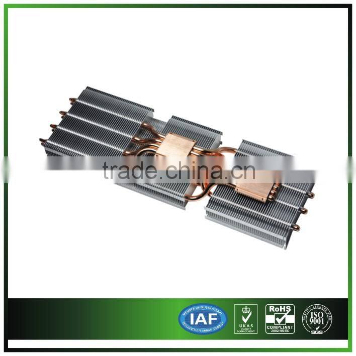 custom 8 pc heatpipe VGA cooling heatsink