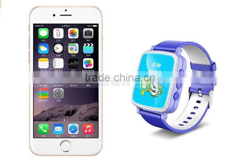 Colorful 1.44inch Screen Kids Phone Wrist Watch Mobile Phone GPS Child Locator Watch
