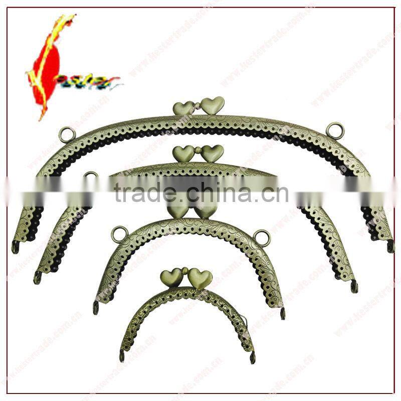 8inch Antique-brass purse frames wholesale