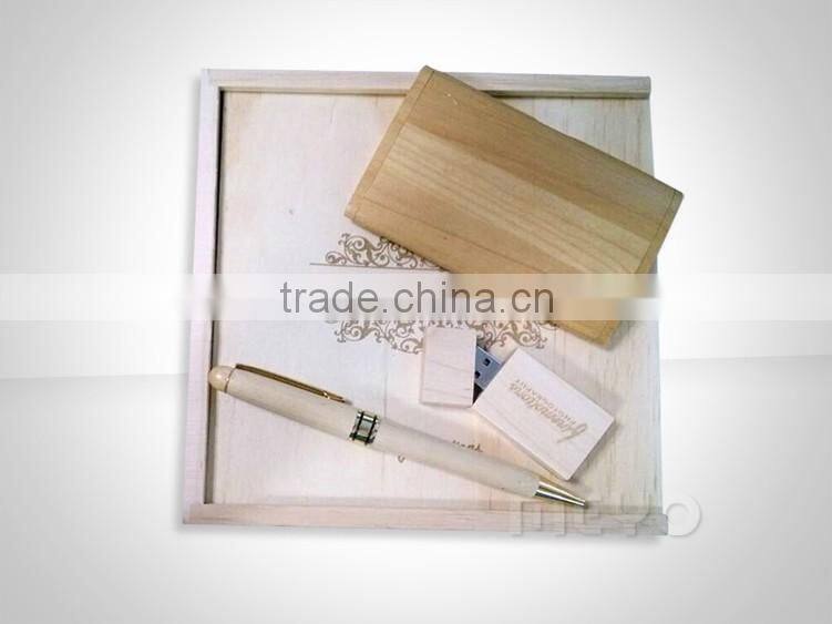 Wedding wooden box gift set