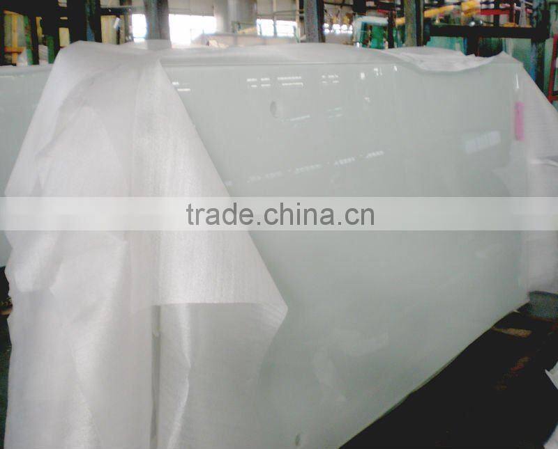 Sand-blasted glass for glass splashbacks(ASNZS2208 EN12150)