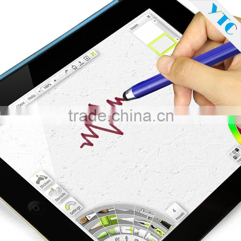 Stylus pen with touch top, ball pen, good quality small screen touch stylus