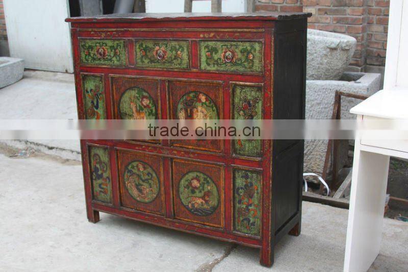 chinese antique Mongolia cabinet