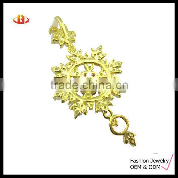 Fashion Gold Plated Silver Jewellery Set, Wholesale Jewellery