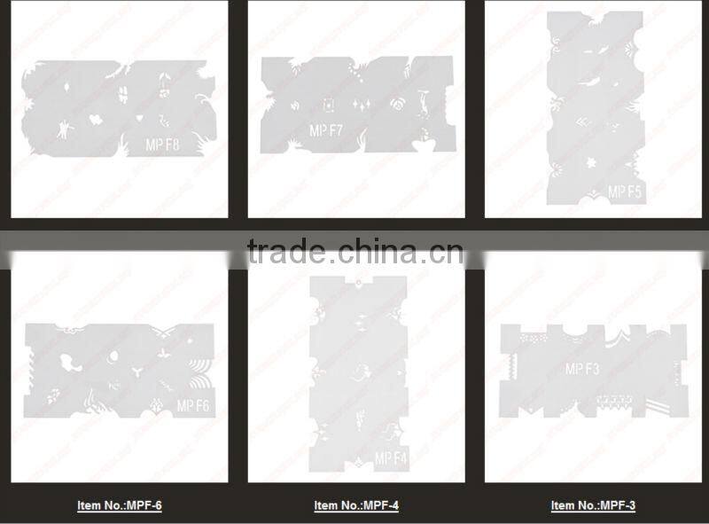 skull airbrush stencils for beauty nails