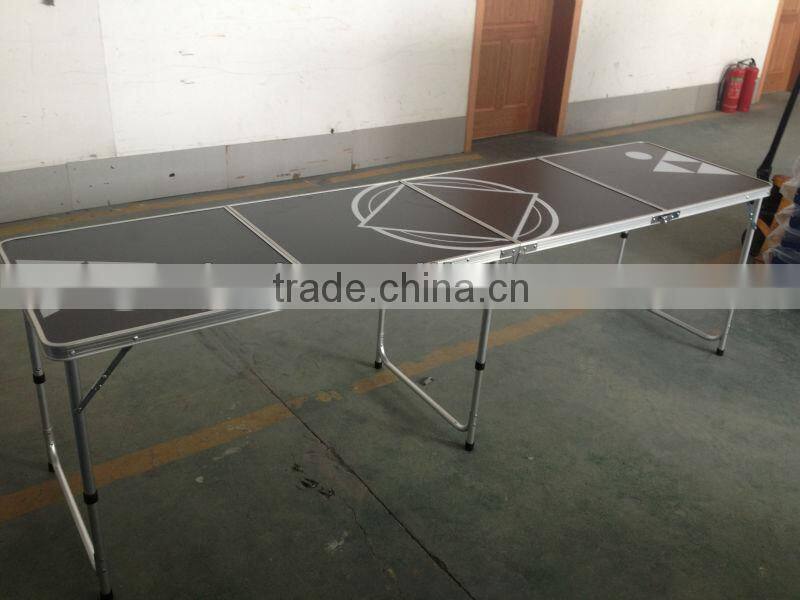 aluminum 8ft folding beer pong table