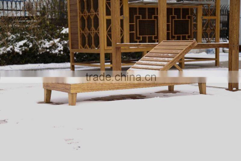 hot sale waterproof wooden beach chair