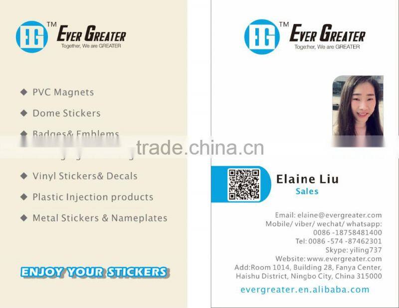 Custom decorative sticker silver nickel electroformed sticker metal nickel stickers