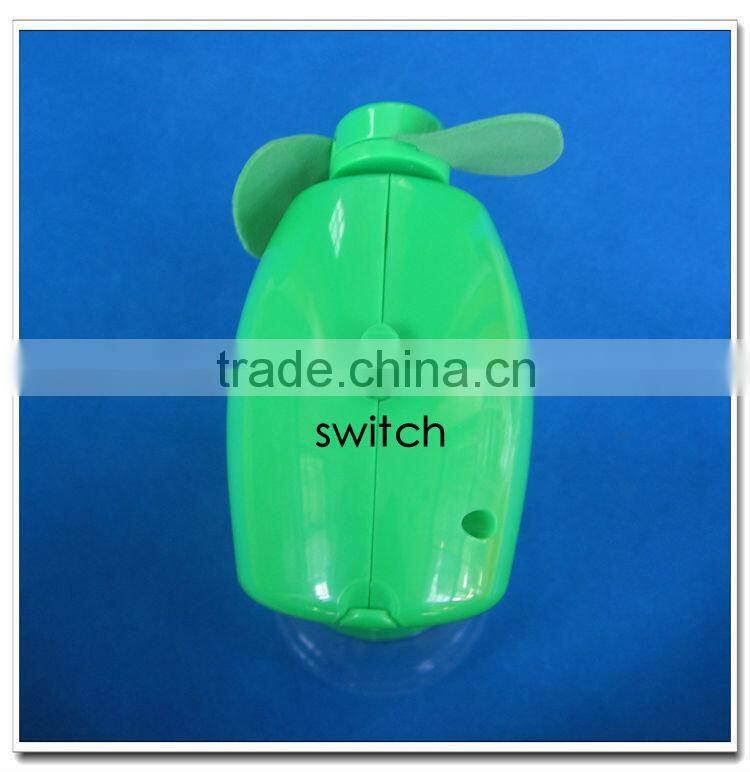 NingBo supplier advertsing gifts water bottle spray fan